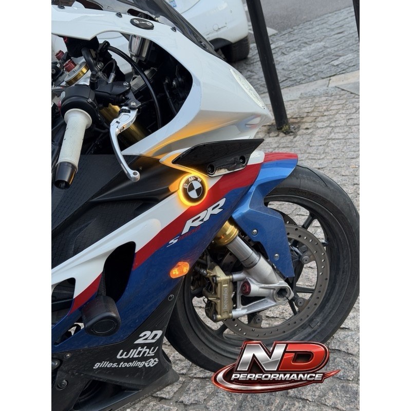 Kit LED logo BMW S1000RR pour illuminer vos sorties moto nocturnes entre passionnés
