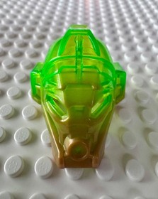 LEGO Bionicle Mask of Jungle with Marbled Trans-Bright Green Pattern 19061pb01