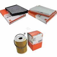 Mahle / Knecht Innenraumfilter LAK 156 Luftfilter LX 1850/2 ÖLfilter OX 380D