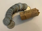 Roll of 20  Circulated  1968D  U.S. Kennedy Half Dollar  40% Silver Coins