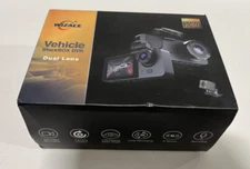 WIZACE Dual Lens Vehicle Black DVR Full HD 1080 Dash Cam