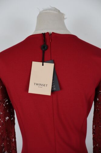 SIMONA BARBIERI TWINSET VESTITO DONNA TG 40 WOMAN CASUAL VINTAGE DRESS CON TAG - Foto 8 di 11