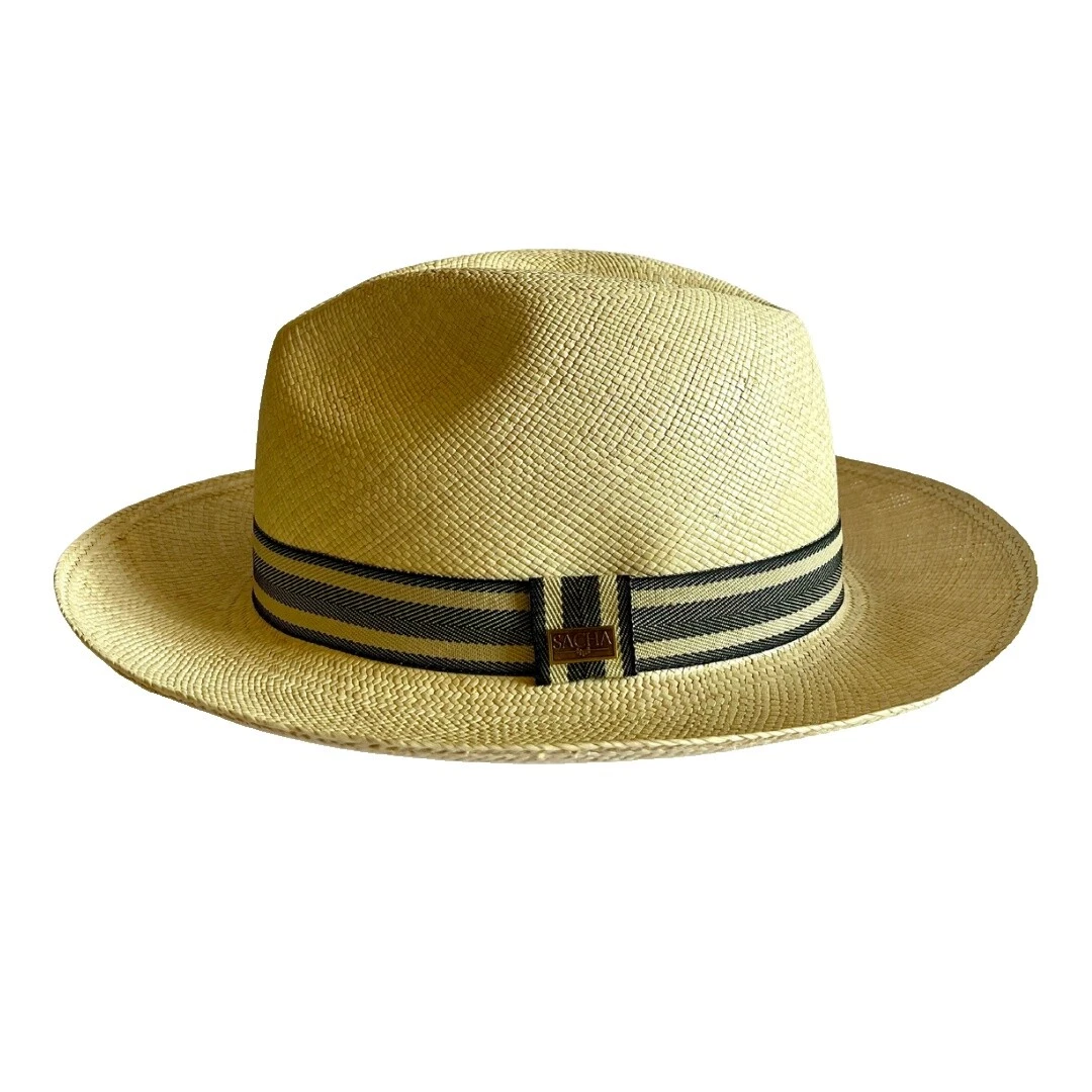Straw Fedora Solid Hats for Men