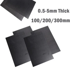 3K Carbon Fiber Sheet Plate Panel 0.2/0.5/1/1.5/2/2.5/3/4/5mm Thickness