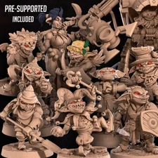 Goblins Vol 2 by Bite the Bullet 3D Printed Resin Miniatures - Bundle & Singles