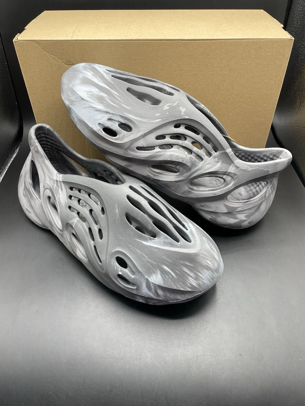 Nuova adidas Yeezy Foam Runner RNR MX granito IE4931 da uomo taglia 11