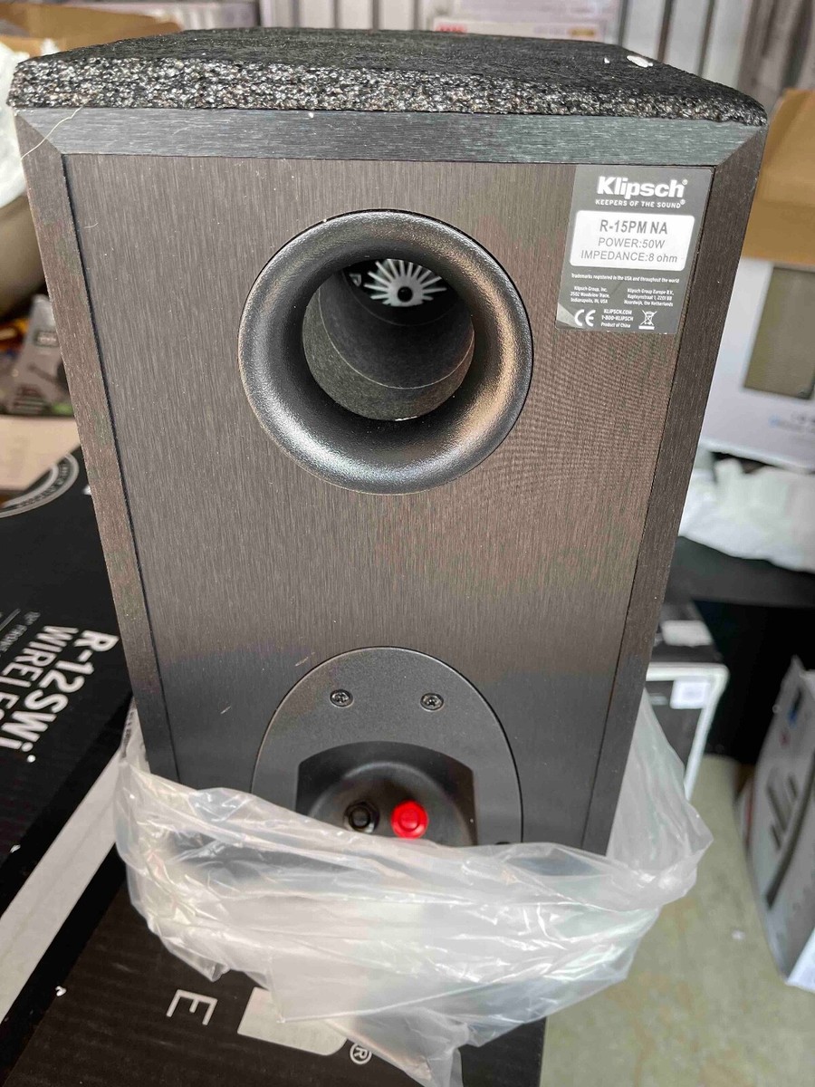 Klipsch R-15M Bookshelf Speaker - Black, Pair for sale online | eBay