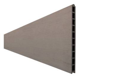 Muster WPC-Zaunlamelle Multicolor sand für Steckzaun Baltrum