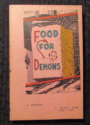 1971 FOOD FOR DEMONS E Everett Evans 1st Ed. FN+ 6.5 Bradbury SHROUD Pink Cover