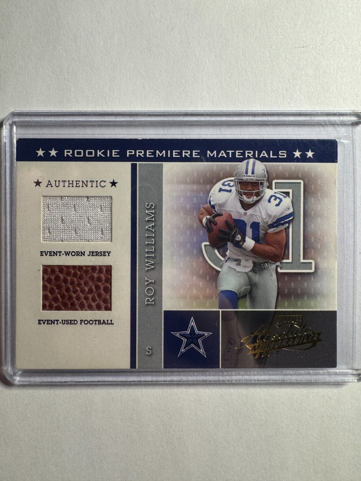Roy Williams SP Authentic #231 Patch