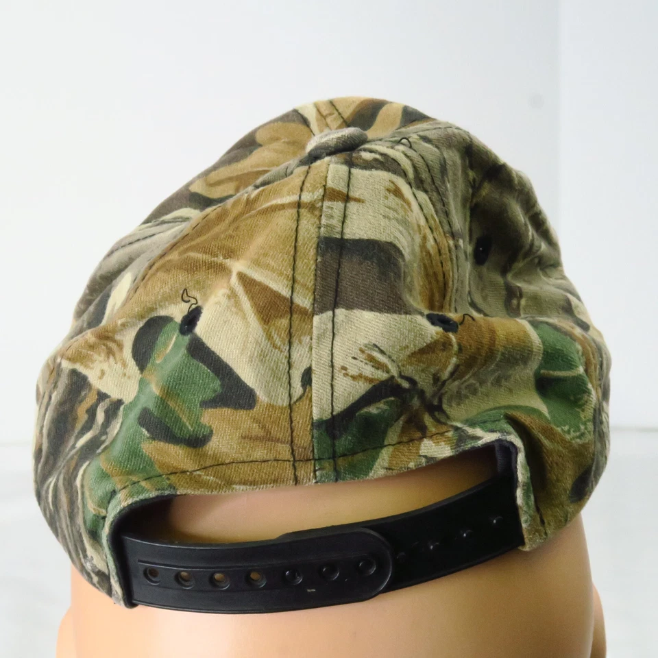 Pelirroja Bosque Camuflaje Hechizo Correa Retroceso Jóvenes Niños Niños Sombrero Gorra Caza Foto 4 de 4