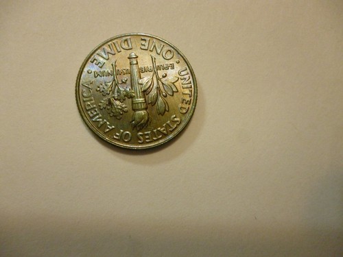 2019 p dime die chip toned - Picture 11 of 14