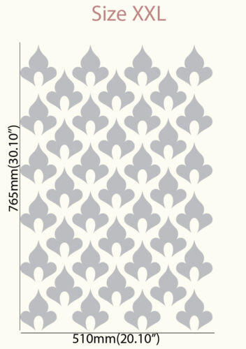 Moroccan Large Wall Stencil Pattern Painting Furniture Reusable Crafts TE277 - Picture 17 of 20