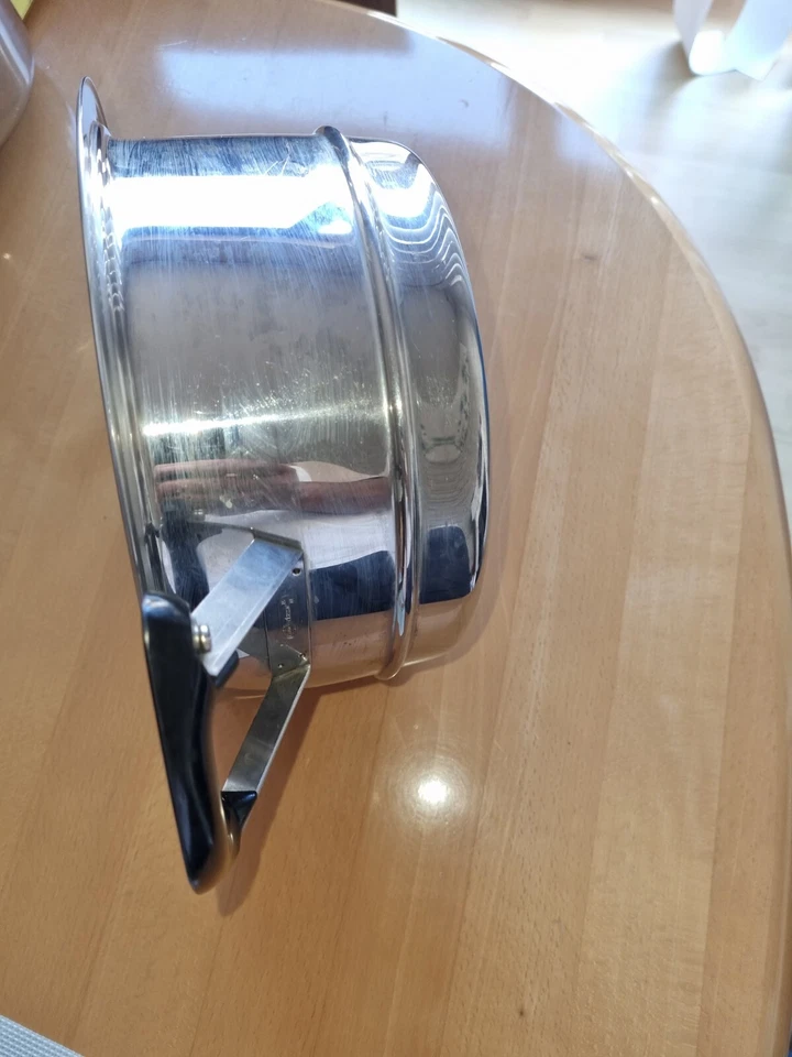 AMC  Siebtopf  20cm Durchmesser 11 cm H Banane Griff  - Bild 3 von 4