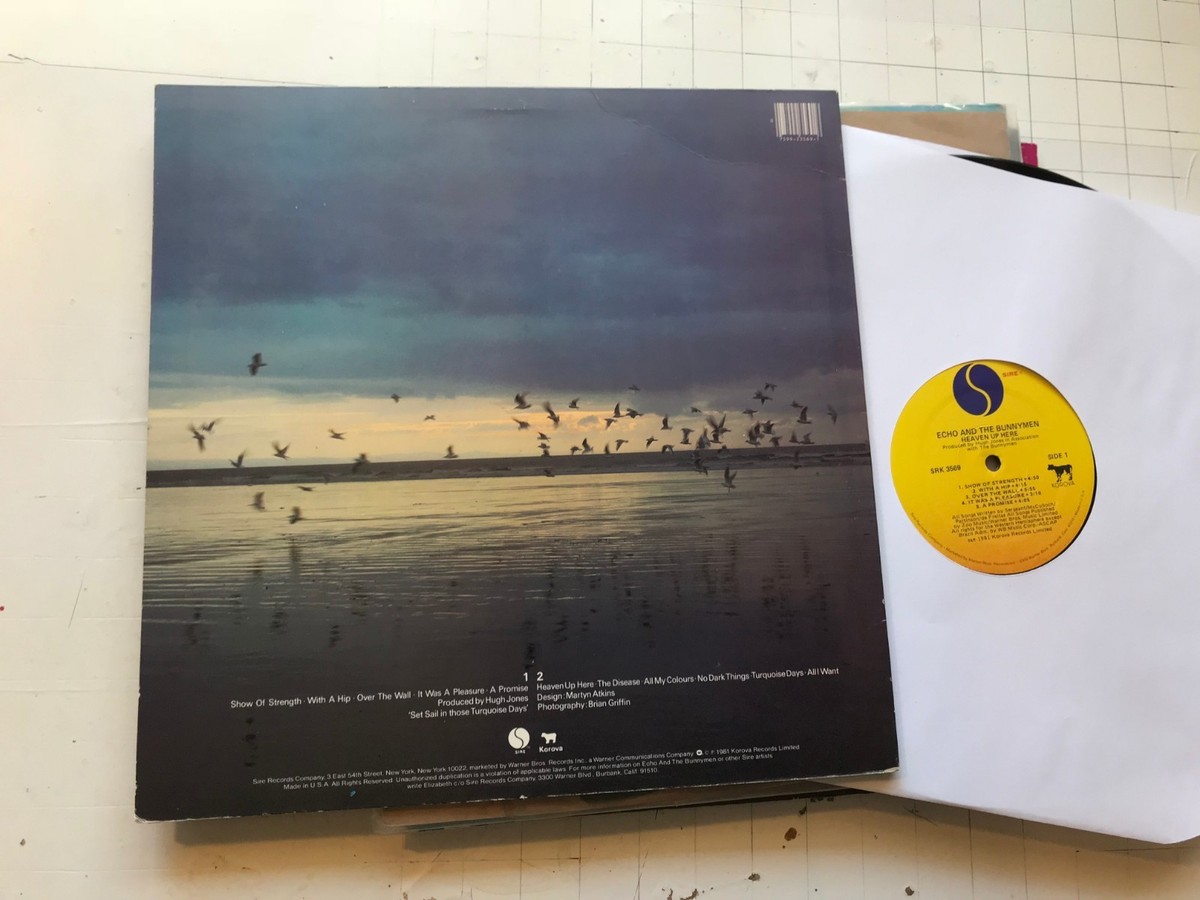 Echo and The Bunnymen Heaven Up Here LP '81 usa original