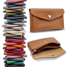 ECHT LEDER ★ DAMEN GELDTASCHE GELDBÖRSE PORTEMONNAIE BÖRSE GELDBEUTEL CLUTCH NEU