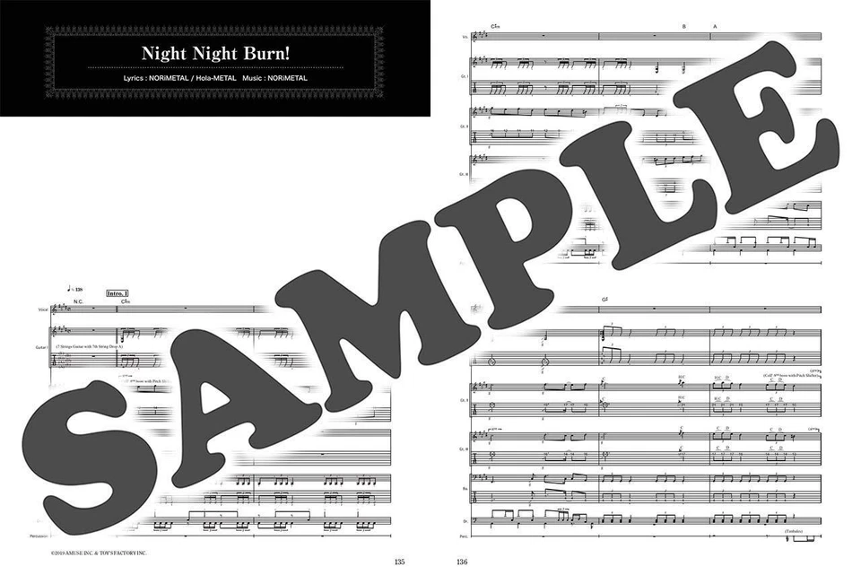 Book Official Band Score BABYMETAL "METAL GALAXY" Japanese Unknown Paperback - Image 3 of 4