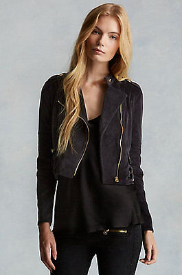 NEW TRUE RELIGION JEANS $199 BLACK MOTO ZIP VELOUR JACKET SZ NEW TRUE RELIGION JEANS $199 BLACK MOTO ZIP VELOUR JACKET SZ