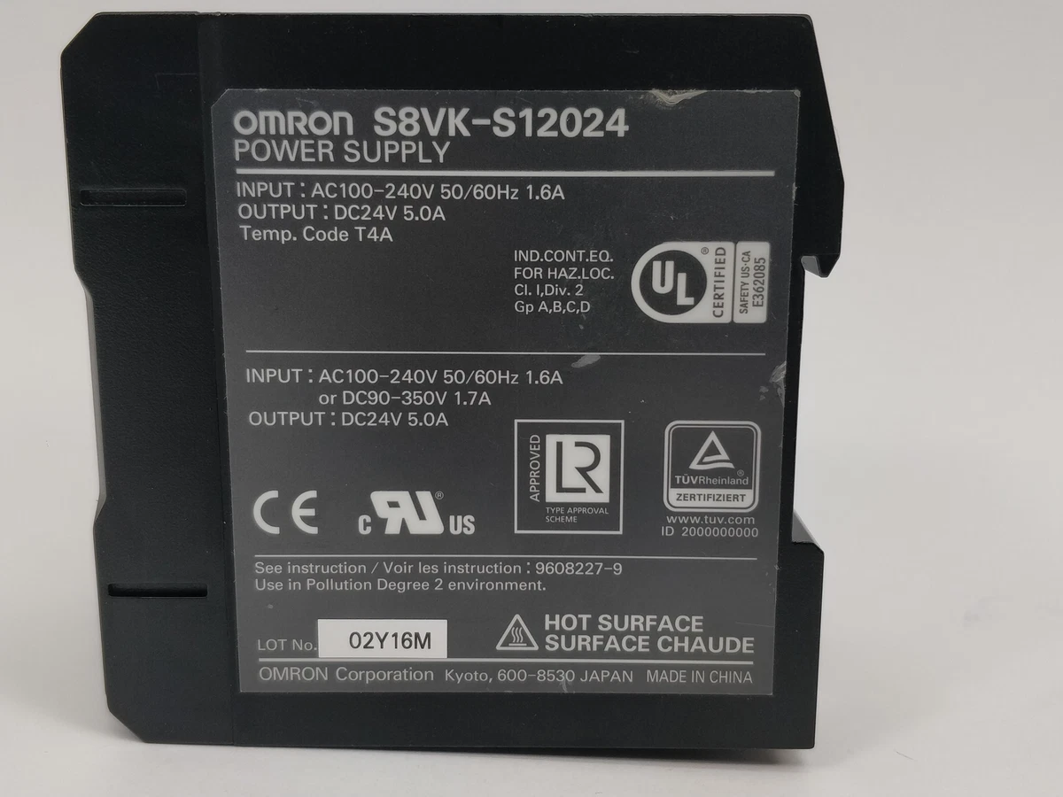 OMRON S8VK-S12024 Power Supply
