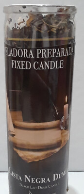 Veladora Preparada Fixed Candle LISTA NEGRA - DUME (BLACK LIST DUME CANDLE)