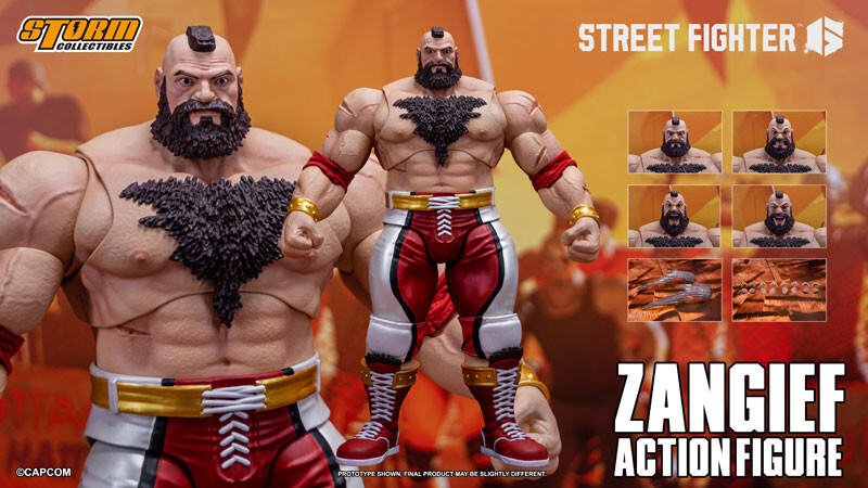 PSL Storm Collectible Street Fighter 6 Action Figure Zangief JAPAN