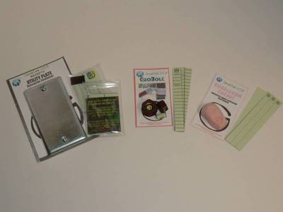 Magnetic Rusty Bolt, Gum & Utility Plate Geocache containers Cache Geocaching
