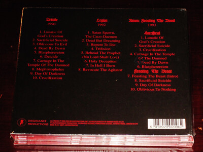Deicide: Crucifixation - The Early Years - S/T, Legion, Amon 3 CD