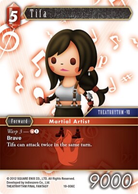 Tifa [Final Fantasy TCG] Card - SQUARE ENIX [NEAR MINT] 19-006C | eBay