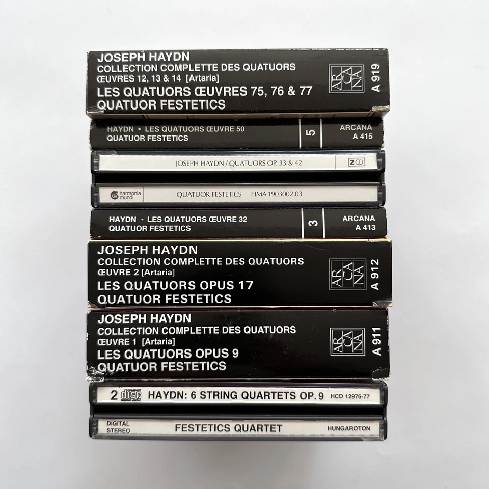 Haydn Quartets Op. 9, 17, 20, 33, 42, 50, 75-77 Festetics [Arcana 15 CD Set] EX Foto 3 de 4