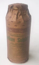 RARE 1890s Antique Burke & James Photo Chemicals Bottle! ORIGINAL PACKAGE! 