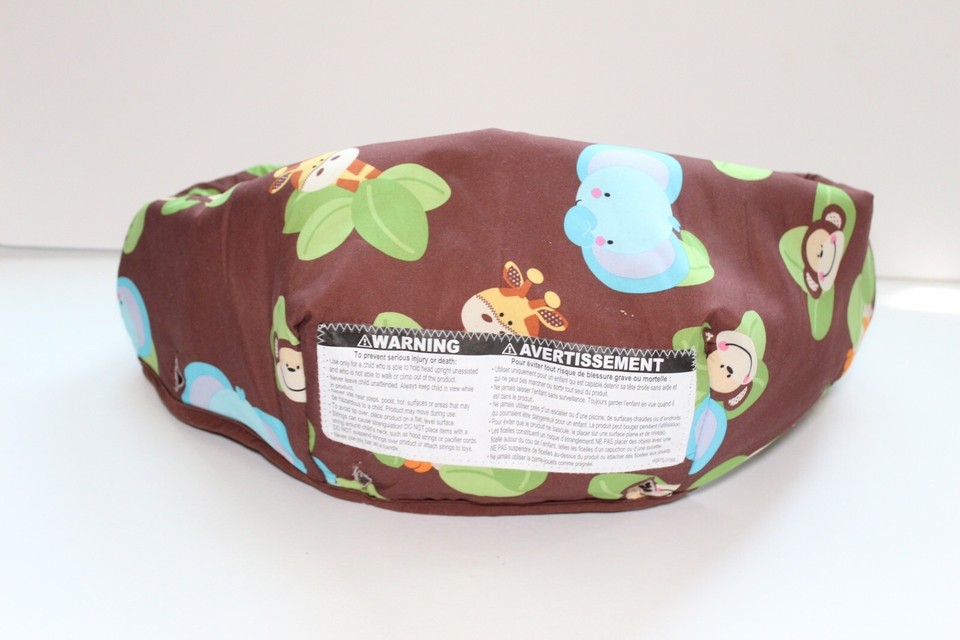 Fisher Price Go Wild Jumperoo Brown Monkey Seat Cover Pad Replacement