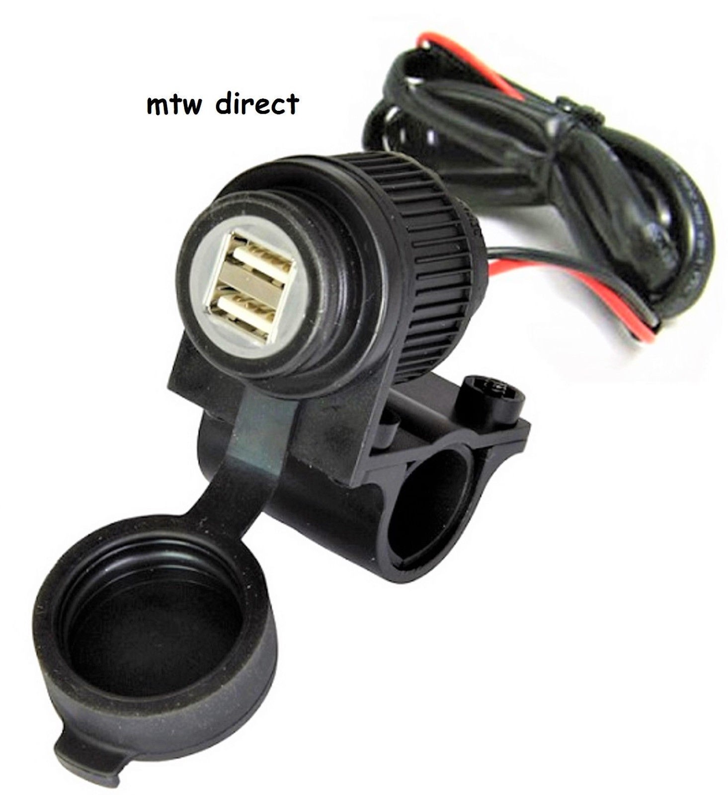 12 Volt MOTORBIKE Cigarette lighter power socket Handlebar Mounted