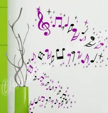 32Mix Music Musical Melody Note 47 Star Wall Art Window Decal Sticker Decoration