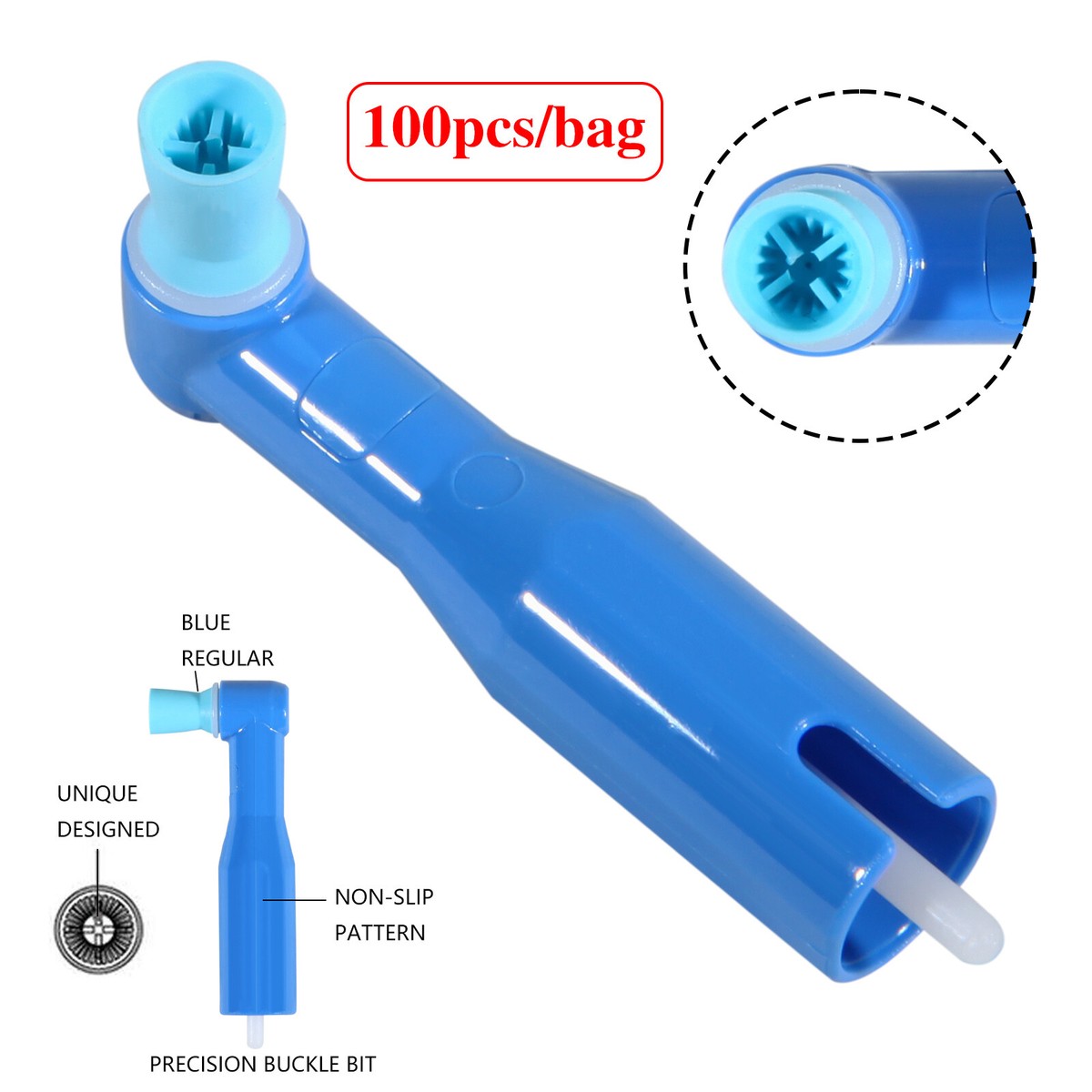 Angles De Prophylaxie Dentaire Jetables – Contre-angle à Attache, Qualité Pro, Garantie Satisfait