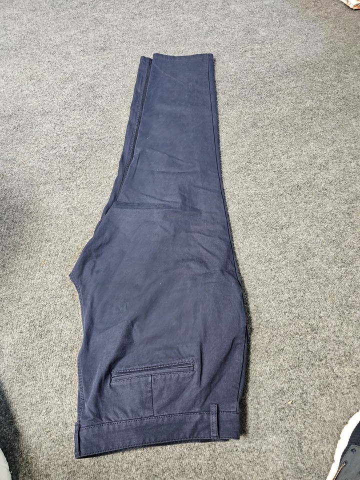 Mugsy Mens 40 Blue Chino Pants Casual Straight Leg 44x32 eBay