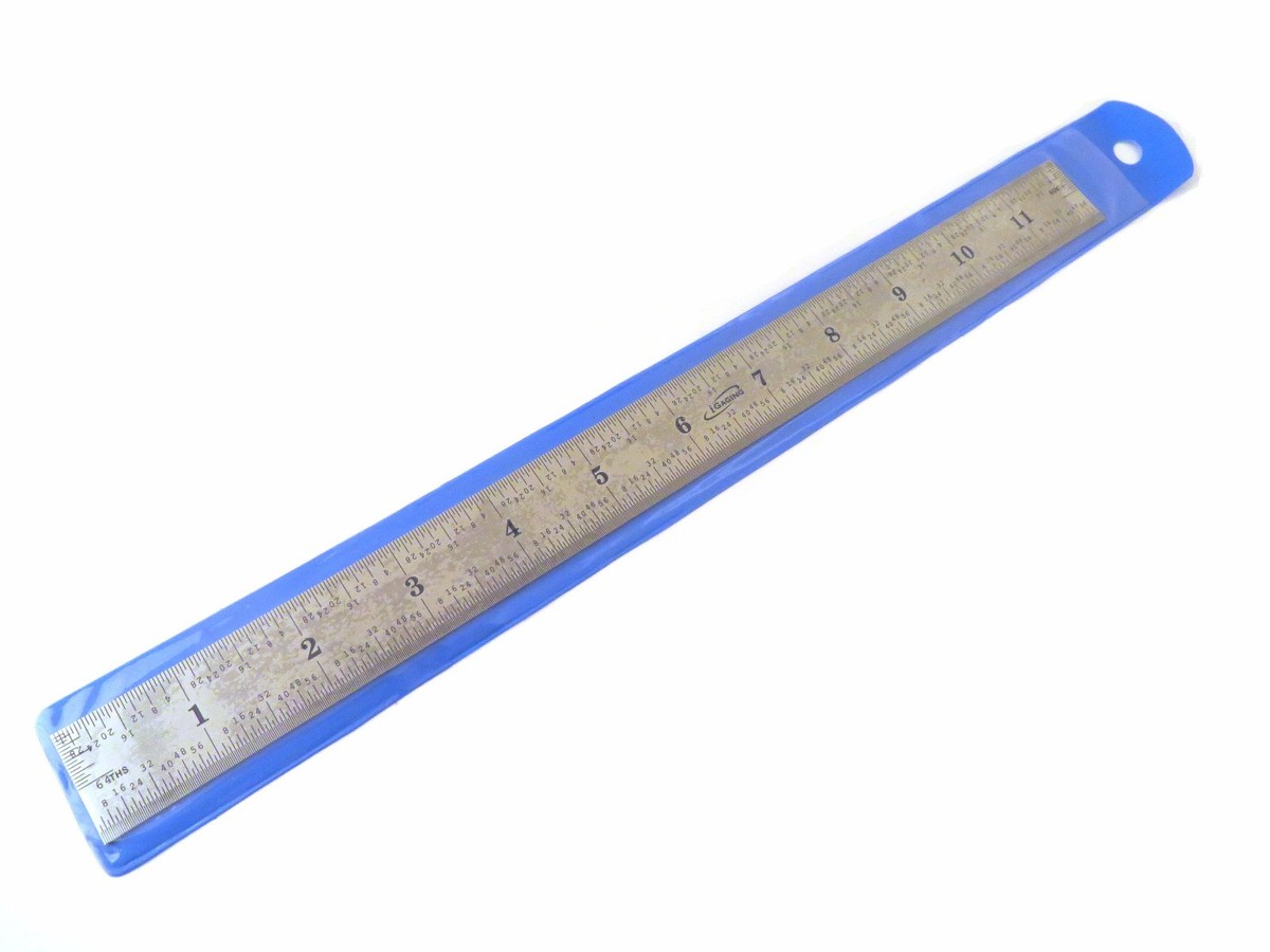 Rigid Ruler Set 12 Inch Steel Ruler Taytools 12