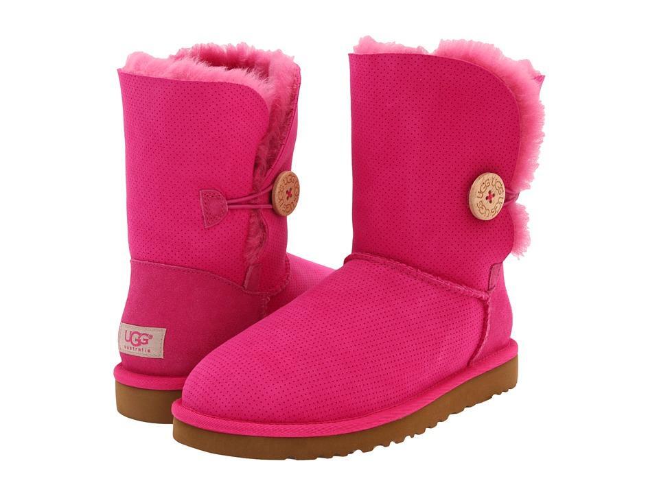 UGG AUSTRALIA WOMENS CLASSIC SHORT BAILEY BUTTON BOOTS PINK  display picture 1
