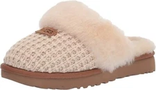 New 100% Authentic UGG Brand Women's Cozy Slippers Soft Knit Shoes Sandals Cream