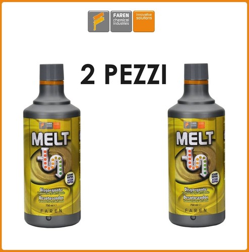 2 X Disgorgante Rapido Melt Professionale 750 ML Per Scarichi Lenti e Ingorghi - Afbeelding 8 van 8