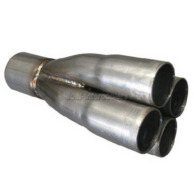 CXRacing Stainless 4-1 Header Manifold Tube Merge Collector 1.6'' 2.5''