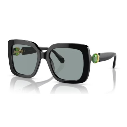Occhiali da Sole Swarovski SK6001 1001/1 55-19-135 donna black lenti gray