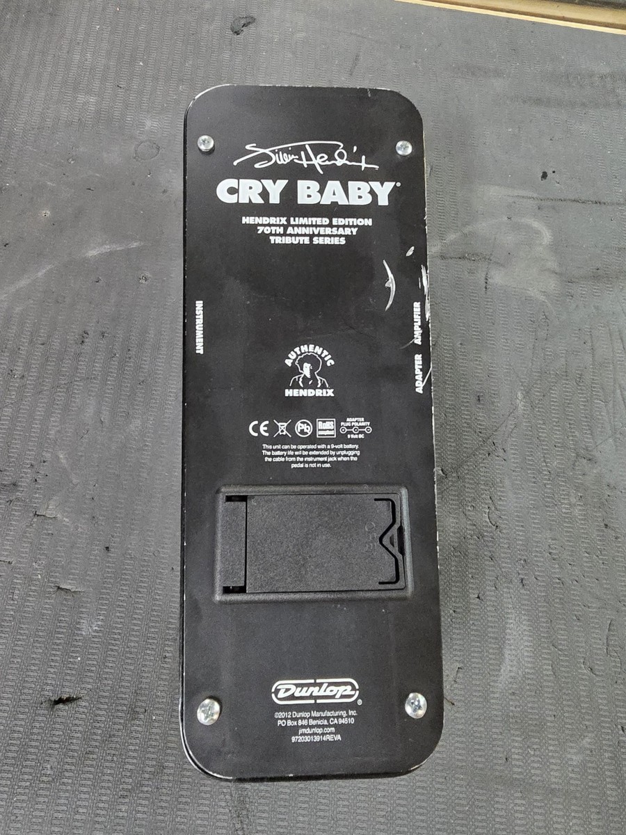 Dunlop Cry Baby Jimi Hendrix Limited Edition 70th