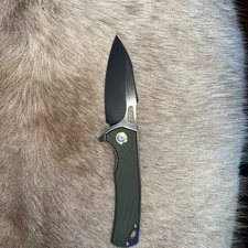 Knife bundle : Ball bearing opening Rough Ryder G10 & Oerla Tanto blade 