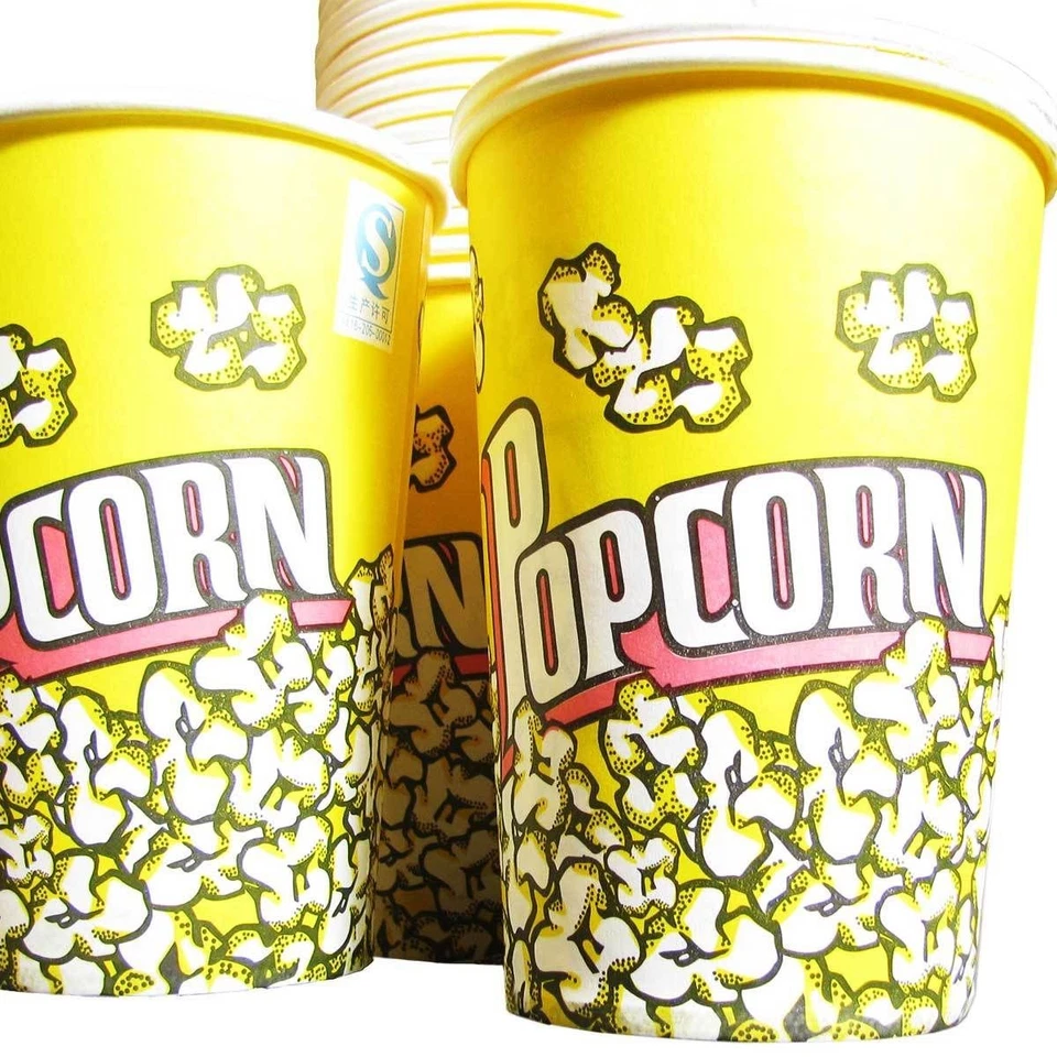 Contenitori di Cartone per Popcorn, 25 pezzi - Immagine 4 di 4