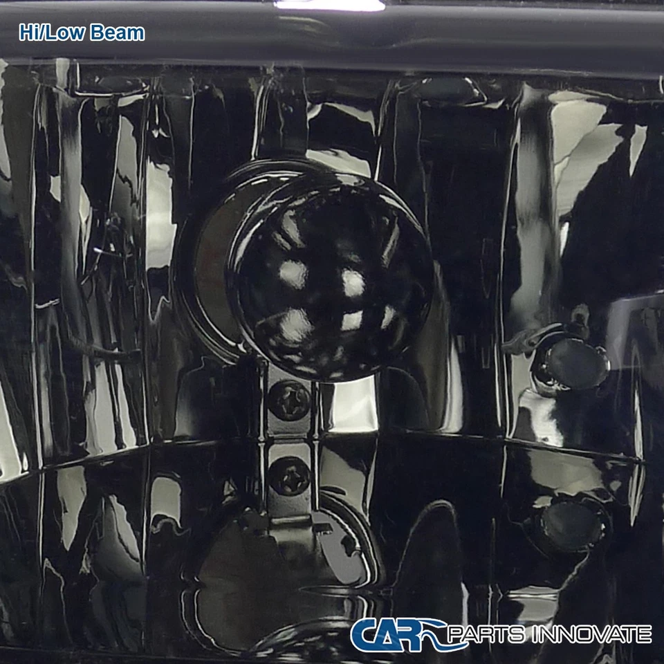 Fits 1997-2004 Dodge Dakota 98-03 Durango Smoke Headlights Head Lamps Assembly - Imagem 3 de 4