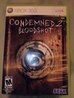 Condemned 2 Bloodshot Microsoft Xbox 360 CIB Complete Tested Works