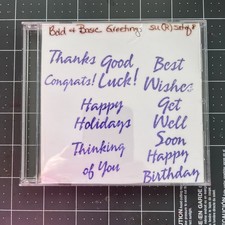 Bold Basic Greetings Set of 8 Retired Stampin' Up