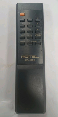 Rotel RR-922 Remote Control For AM/FM Tuner OEM