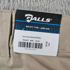 NEW Galls Tac Force Tactical Pants Men Size 30 x 30  Khaki