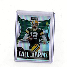 Aaron Rodgers - 2021 Panini Playoff Call to Arms #CA-ARO Silver Prizm